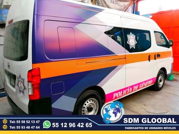 Conversion, Equipamiento y equipo para Patrullas nuevas, Fabricacion y venta de unidades moviles para seguridad publica, privada, rescate, salvamento. SDM Global Mexico somos una empresa líder en el Equipamiento de Patrullas asi como de unidades moviles de rescate, salvamento, proximidad, primer respodiente, equipo tactito, anti motin, fuerzas especiales, semi remolques con personal altamente capasitado para su fabricacion, Roll bar, Tumbaburros, Burrera, Banca central, Defensa trasera, Lona, Rotulacion, Pintura, Torreta de leds, sirena, bocina, codigos, estrobos, luces, etc. somos fabricantes.El término auto o moto Patrulla es utilizado para Patrullar un área concreta asignada. ​ Su función primaria es servir de apoyo a los oficiales de Policía en sus tareas diarias como rondines y traslado de delincuentes. somos fabricantes de unidades moviles especiales.Somos una Empresa Mexicana líder en el Mercado con años de experiencia, especialistas en el Equipamiento de Patrullas Equipadas Cajas y Remolques Unidades Moviles Especiales de Seguridad, Rescate, Salvamento, Salud, Comunicacion, Higine, etc.,Somos fabribricantes directos, distribuidores en todo Mexico, comunicate y te atenderemos personalmente.