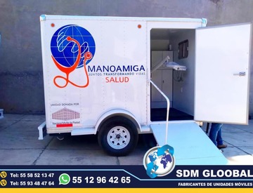Fabricacion conversion, equipamiento y Venta de Unidades Moviles Medicas, Seguridad, Gobieno, Oficinas, Cobro, Rescate, Salvamento, Proteccion, Higiene, Traslado de Reos. Las unidades móviles especiales son vehículos adaptados para llevar servicios y atención a diferentes lugares, especialmente a zonas remotas o de difícil acceso. Estas unidades pueden ser utilizadas para diversos fines, como atención médica, educación, trámites gubernamentales, y más, llevando la atención directamente a la población.Unidades médicas móviles:Equipadas con consultorios, laboratorios o áreas de atención para brindar servicios de salud a comunidades alejadas, Unidades de capacitación móvil:Aulas móviles o centros de capacitación que llevan programas educativos y de formación a diferentes lugares, Unidades de atención gubernamental móvil:Ofrecen servicios como trámites legales, registro civil o asesoría en comunidades distantes,Beneficios de las unidades móviles especiales:Mayor alcance:Permiten llegar a poblaciones que no tienen fácil acceso a servicios o centros de atención. Mayor eficiencia:Ofrecen servicios de manera descentralizada, adaptándose a las necesidades de cada comunidad. Mayor impacto:Al acercar los servicios a la población, se genera un impacto positivo en la calidad de vida de las personas. Flexibilidad:Pueden adaptarse a diferentes tipos de vehículos (camiones, furgonetas, autobuses) dependiendo de las necesidades.