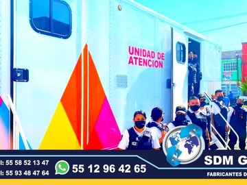 Conversion, Equipamiento y equipo para Patrullas nuevas, Fabricacion y venta de unidades moviles para seguridad publica, privada, rescate, salvamento. SDM Global Mexico somos una empresa líder en el Equipamiento de Patrullas asi como de unidades moviles de rescate, salvamento, proximidad, primer respodiente, equipo tactito, anti motin, fuerzas especiales, semi remolques con personal altamente capasitado para su fabricacion, Roll bar, Tumbaburros, Burrera, Banca central, Defensa trasera, Lona, Rotulacion, Pintura, Torreta de leds, sirena, bocina, codigos, estrobos, luces, etc. somos fabricantes.El término auto o moto Patrulla es utilizado para Patrullar un área concreta asignada. ​ Su función primaria es servir de apoyo a los oficiales de Policía en sus tareas diarias como rondines y traslado de delincuentes. somos fabricantes de unidades moviles especiales.Somos una Empresa Mexicana líder en el Mercado con años de experiencia, especialistas en el Equipamiento de Patrullas Equipadas Cajas y Remolques Unidades Moviles Especiales de Seguridad, Rescate, Salvamento, Salud, Comunicacion, Higine, etc.,Somos fabribricantes directos, distribuidores en todo Mexico, comunicate y te atenderemos personalmente.