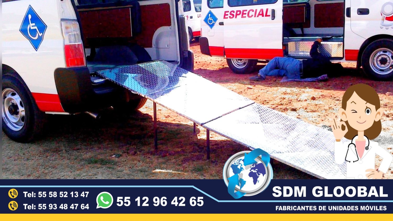 Ventade Unidades Medicas Moviles  traslado pacientes discapasidad <br>