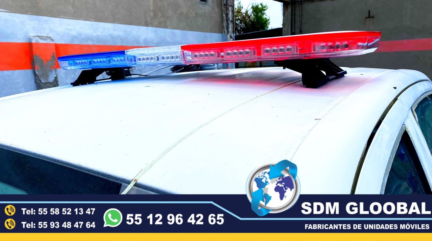 Equipo de Luces para equipamiento y conversion de patrullas equipadas 