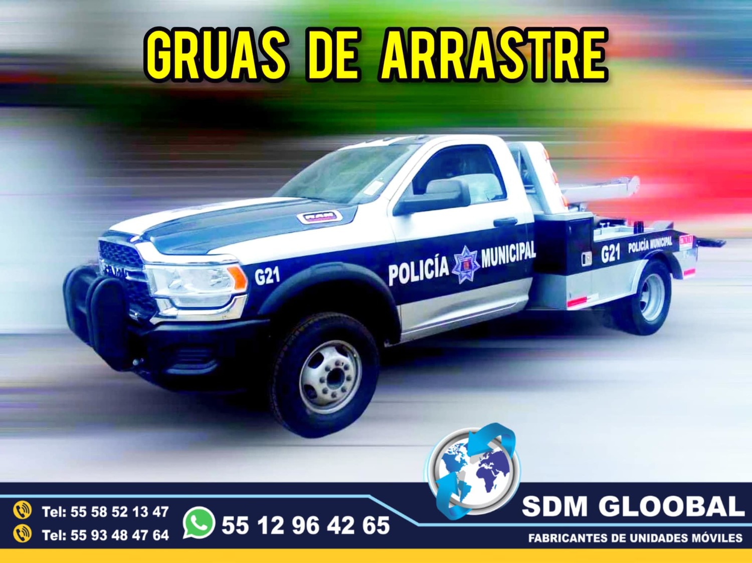 Fabrica de Gruas de Salvamento Rescate para Transito Municipal  <br>