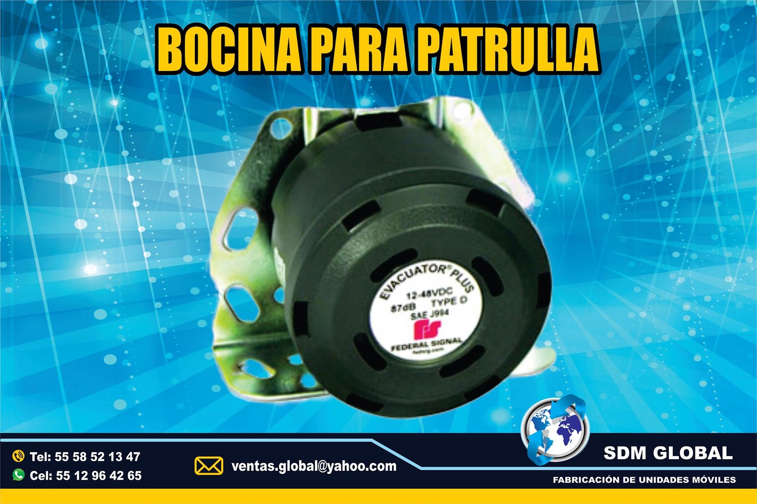 VENTA DE BOCINA Federal Signal<br>