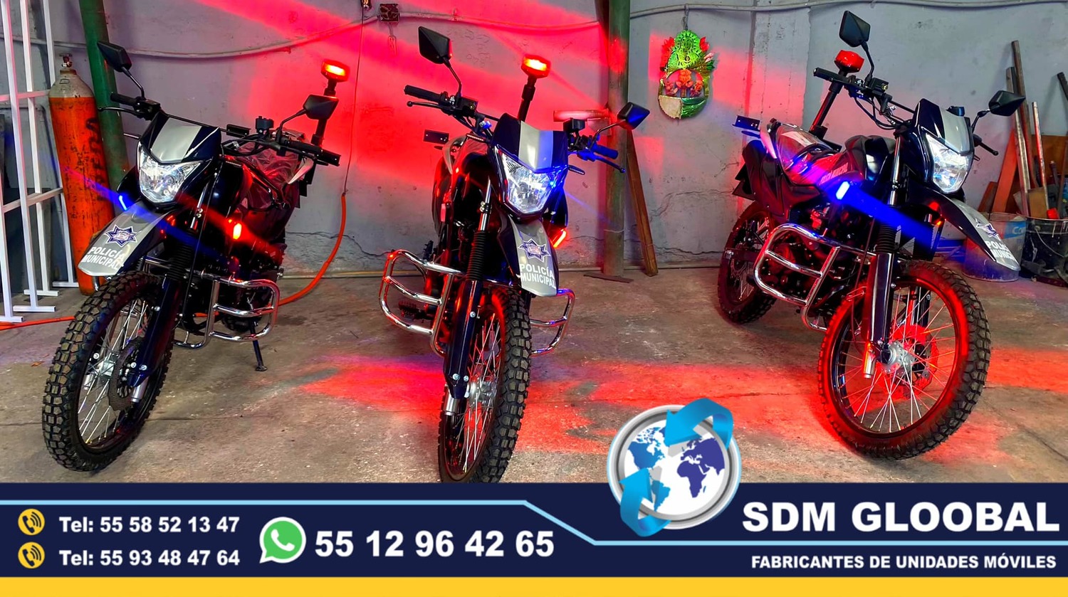 Equipo para MotoPatrullas Conversion Equipamiento Venta