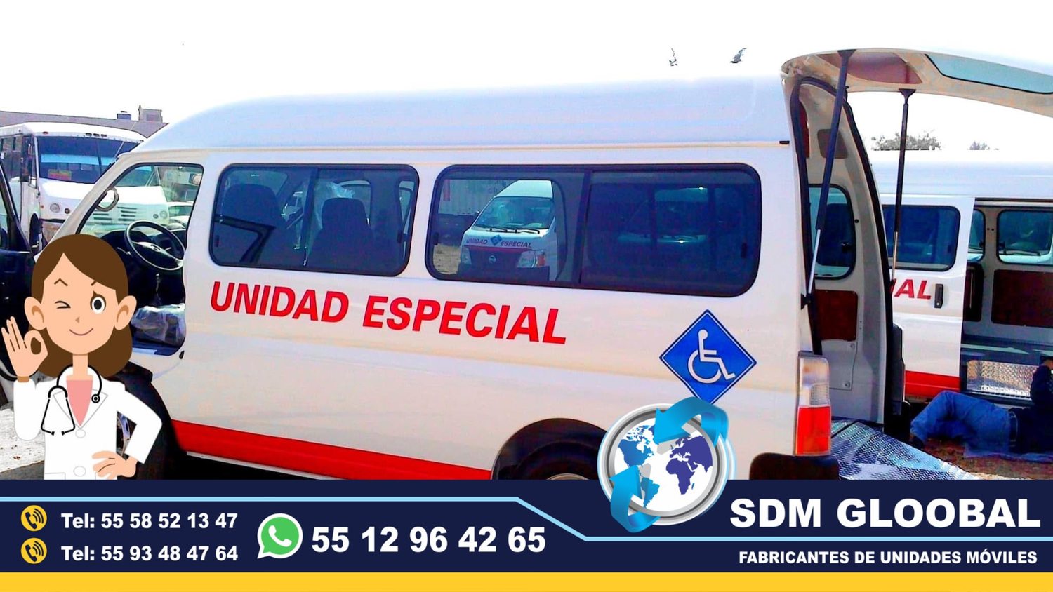 Ventade Unidades Medicas Moviles&nbsp; traslado pacientes discapasidad&nbsp;<br>