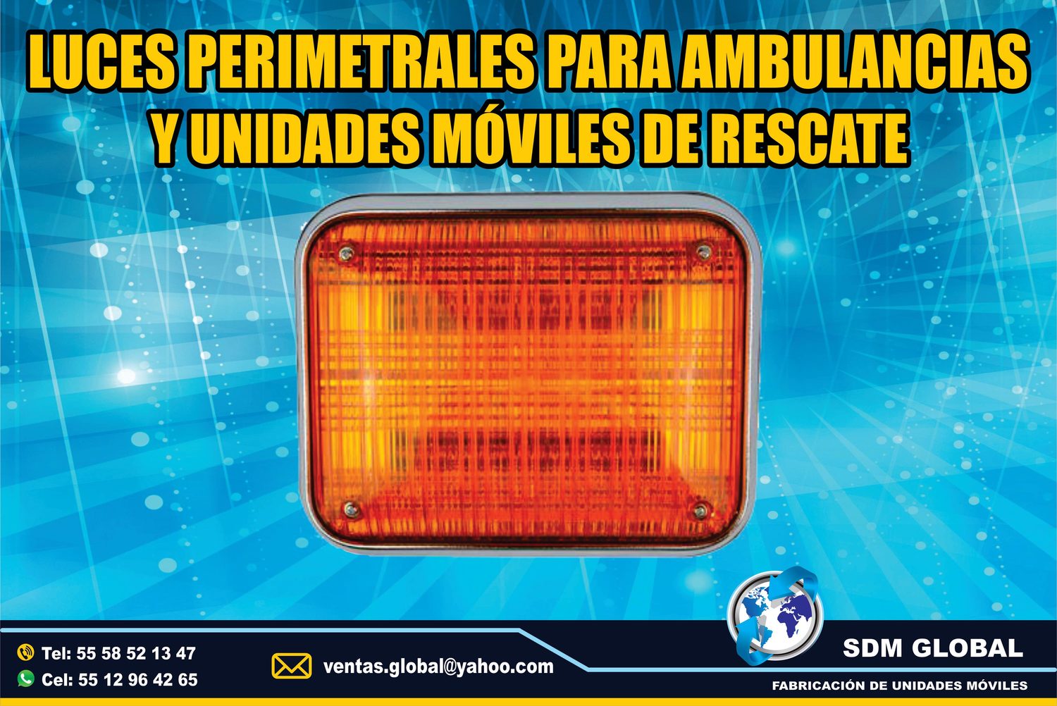 Venta de Luces Perimetrales para Ambulancias de Traslado Tipo I, II&nbsp;&nbsp;<br>