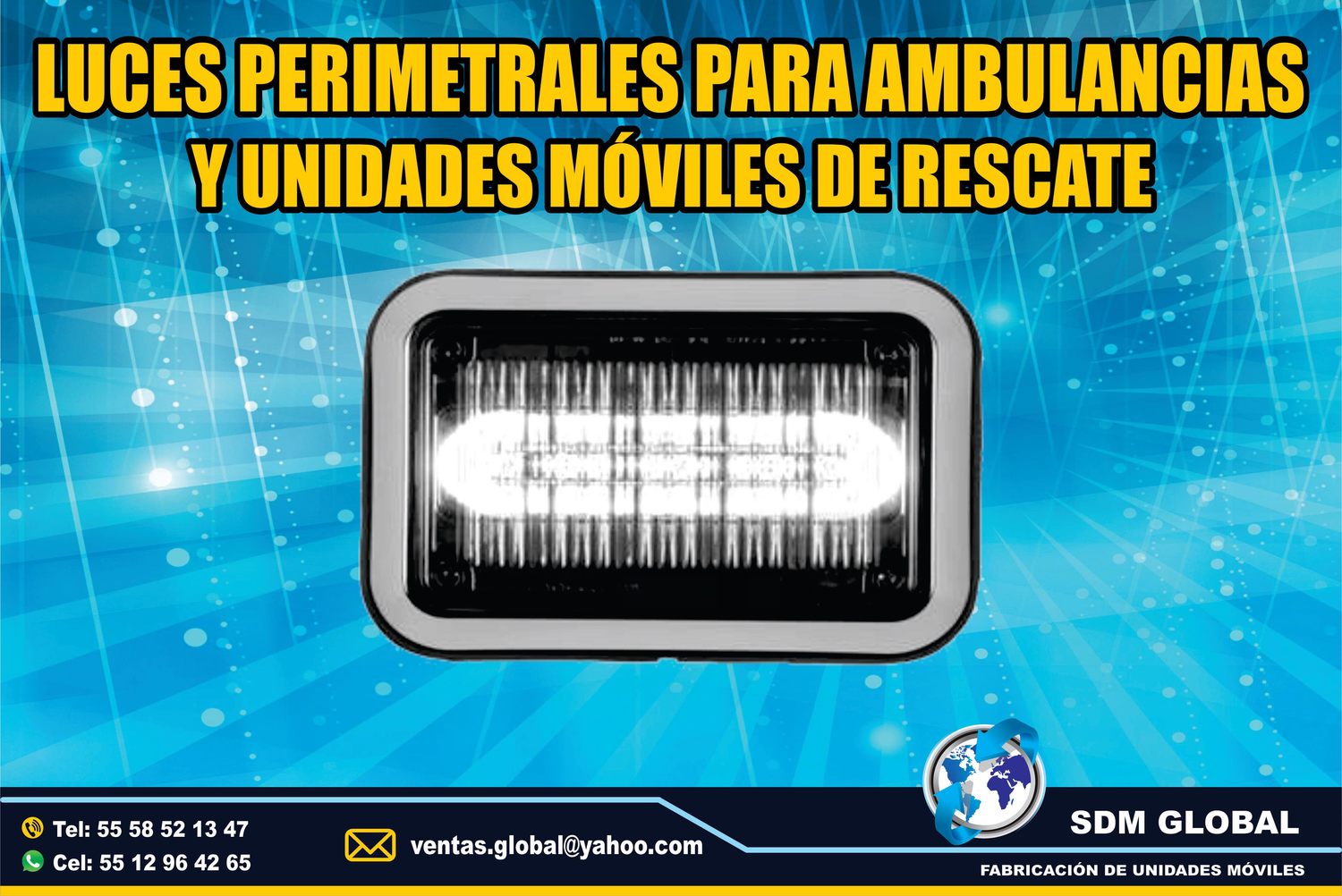Venta de Luces Perimetrales para Ambulancias de Traslado Tipo I, II&nbsp;&nbsp;<br>