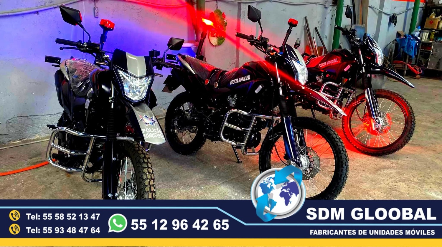 Venta Fabricacion Conversion y Equipamiento de MotoPatrullas cuatrimotos bicicletas<br>