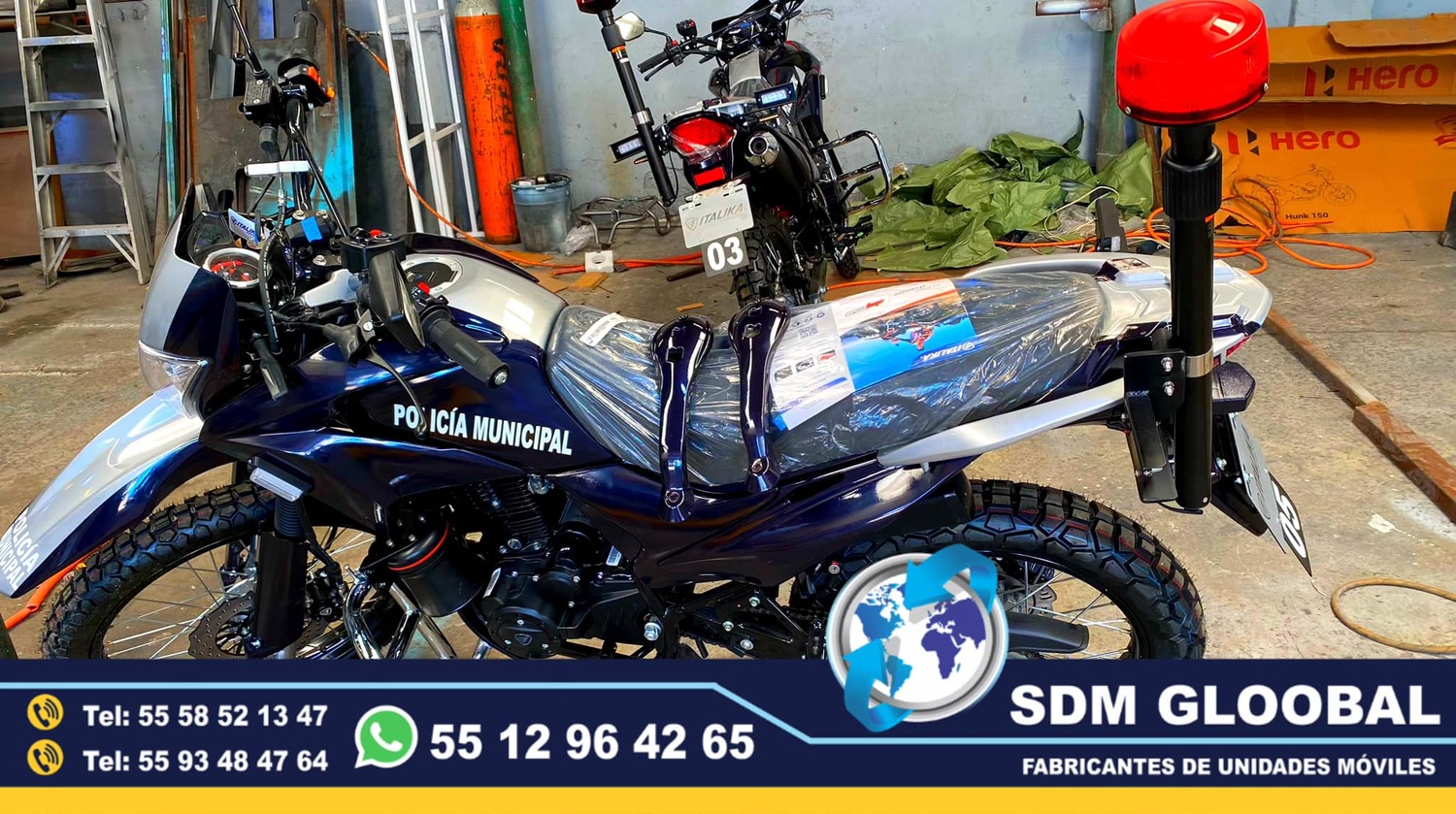 Equipo para MotoPatrullas Conversion Equipamiento Venta