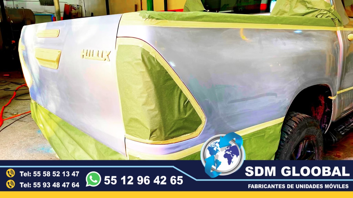 Pintura de patrullas equipadas de acuerdo al manual de indentidad<br>