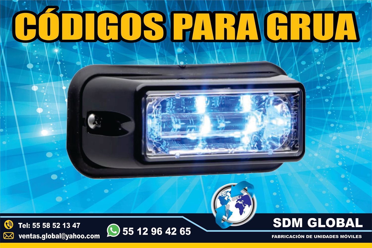 Venta de Luces Perimetrales Auxiliares para Gruas&nbsp;<br>