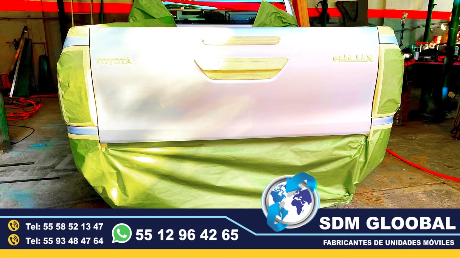 Pintura de patrullas equipadas de acuerdo al manual de indentidad<br>