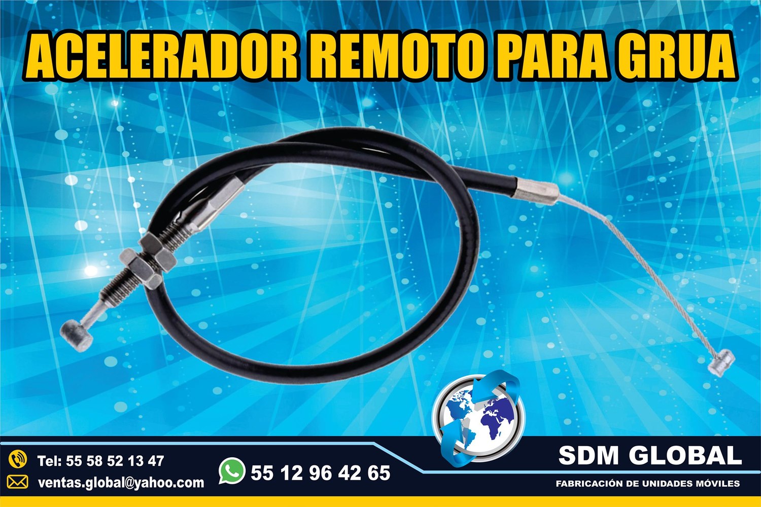 VENTA DE ACELERADOR REMOTO PARA GRUAS <br>