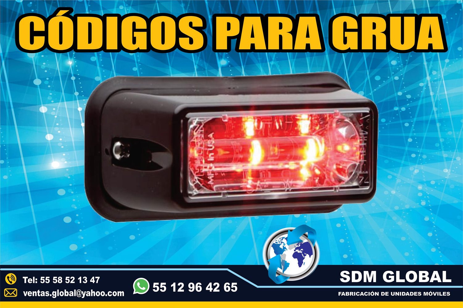 Venta de Luces Perimetrales Auxiliares para Gruas&nbsp;<br>