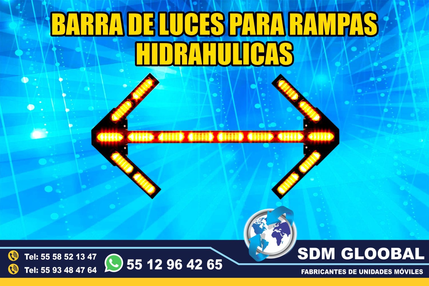 Venta de Mini torreta ambar para Rampas Hidraulicas de carga <br>