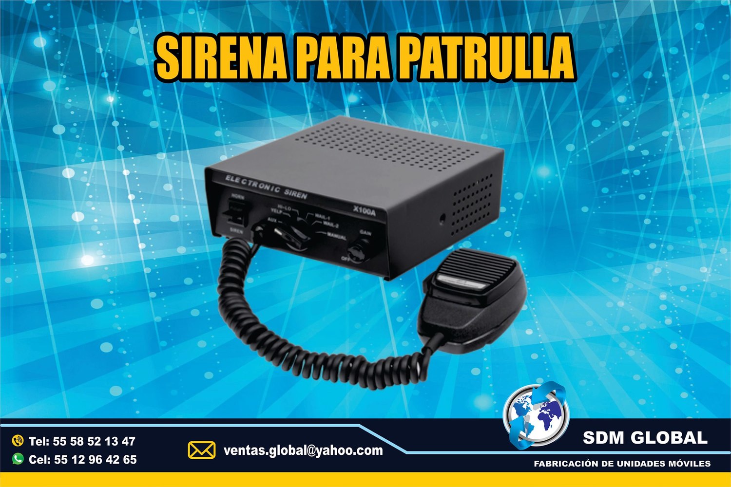 VENTA DE Sirena y equipo para ambulancias MARCA Federal Signal<br>