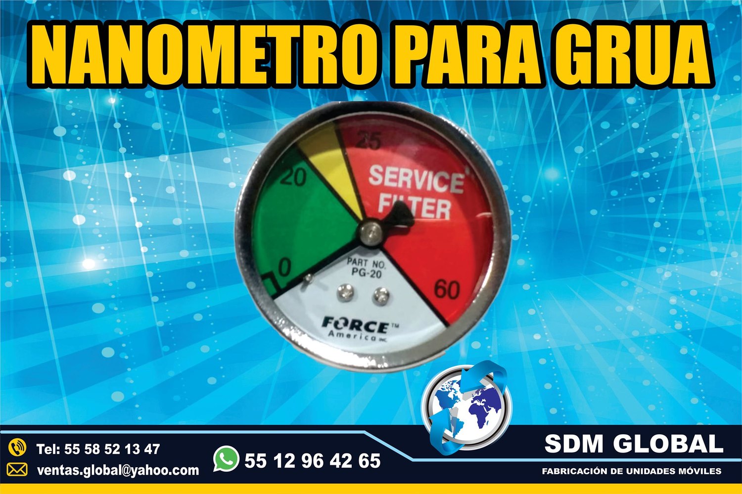 VENTA DE NANOMETRO para gruas de arrastre<br>