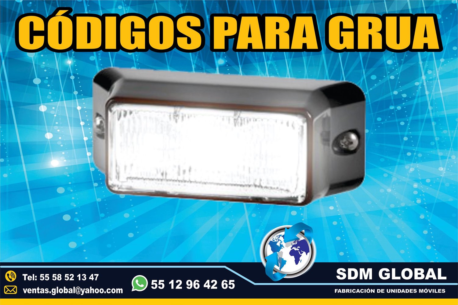 Venta de Luces Perimetrales Auxiliares para Gruas&nbsp;<br>