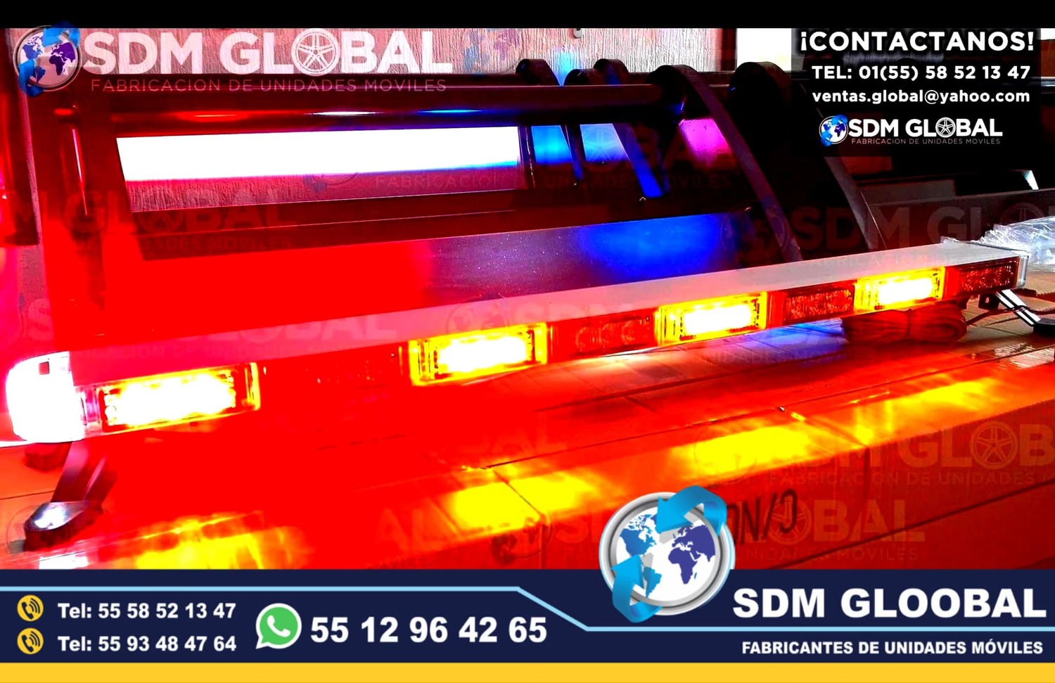 Equipo de Luces para equipamiento y conversion de patrullas equipadas 