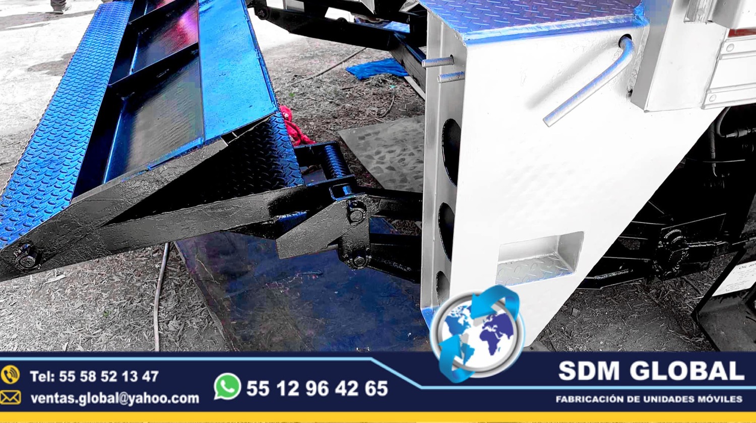 Fabricantes de Rampas Hidraulicas para camioneta y camion de carga<br>
