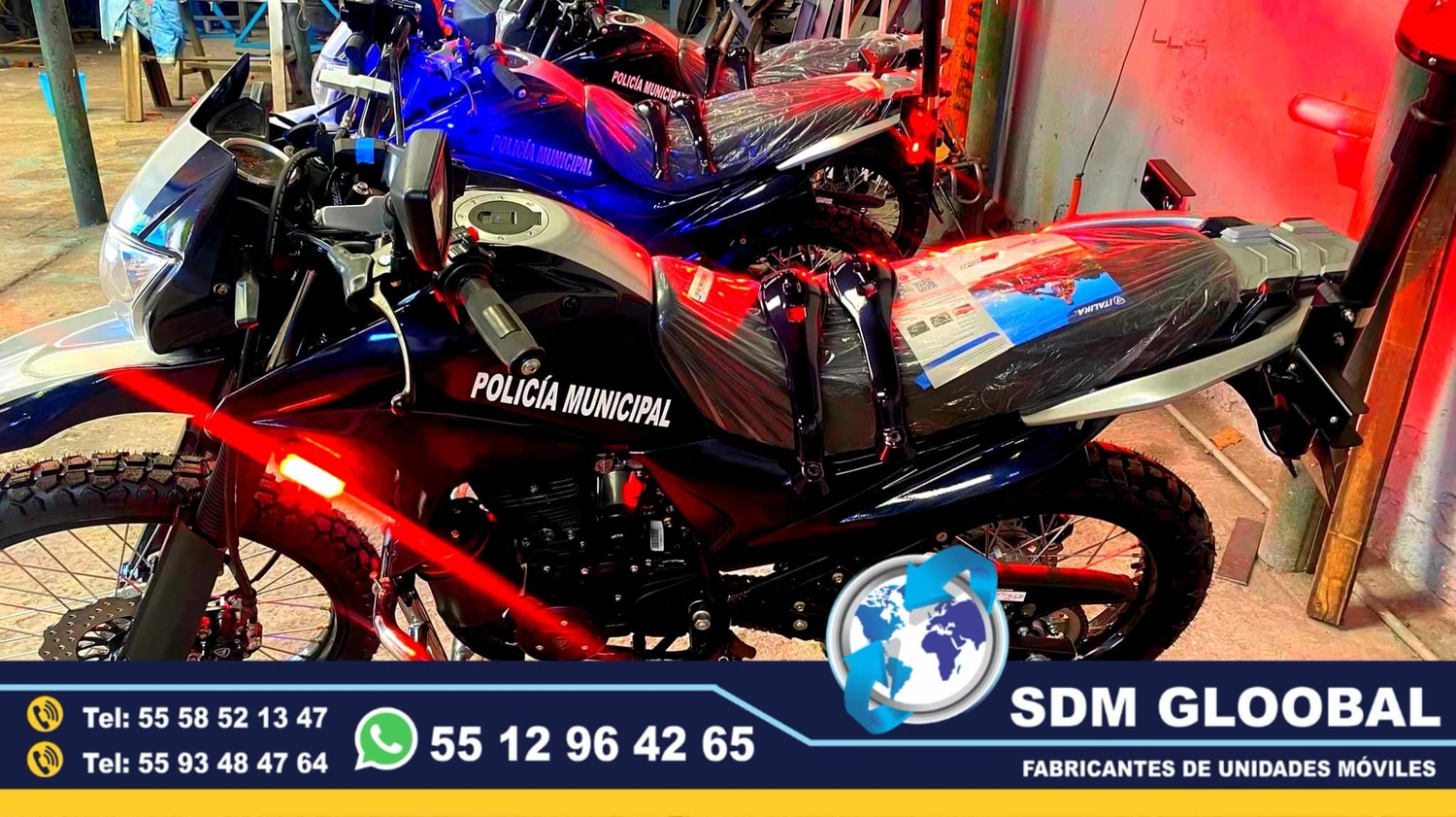 Venta Fabricacion Conversion y Equipamiento de MotoPatrullas cuatrimotos bicicletas<br>
