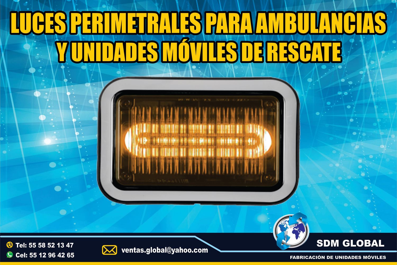 Venta de Luces Perimetrales para Ambulancias de Traslado Tipo I, II&nbsp;&nbsp;<br>