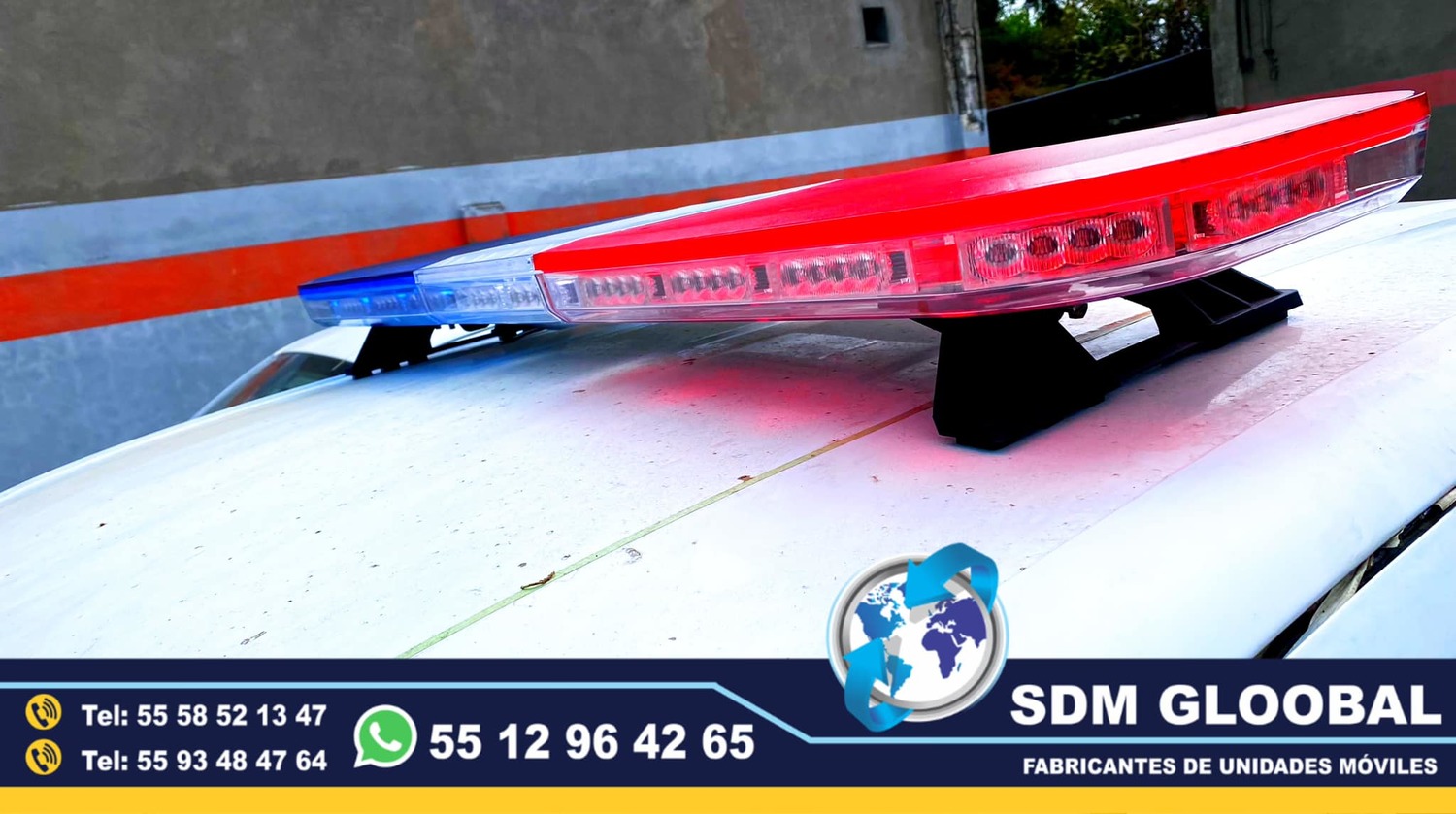 Equipo de Luces para equipamiento y conversion de patrullas equipadas 