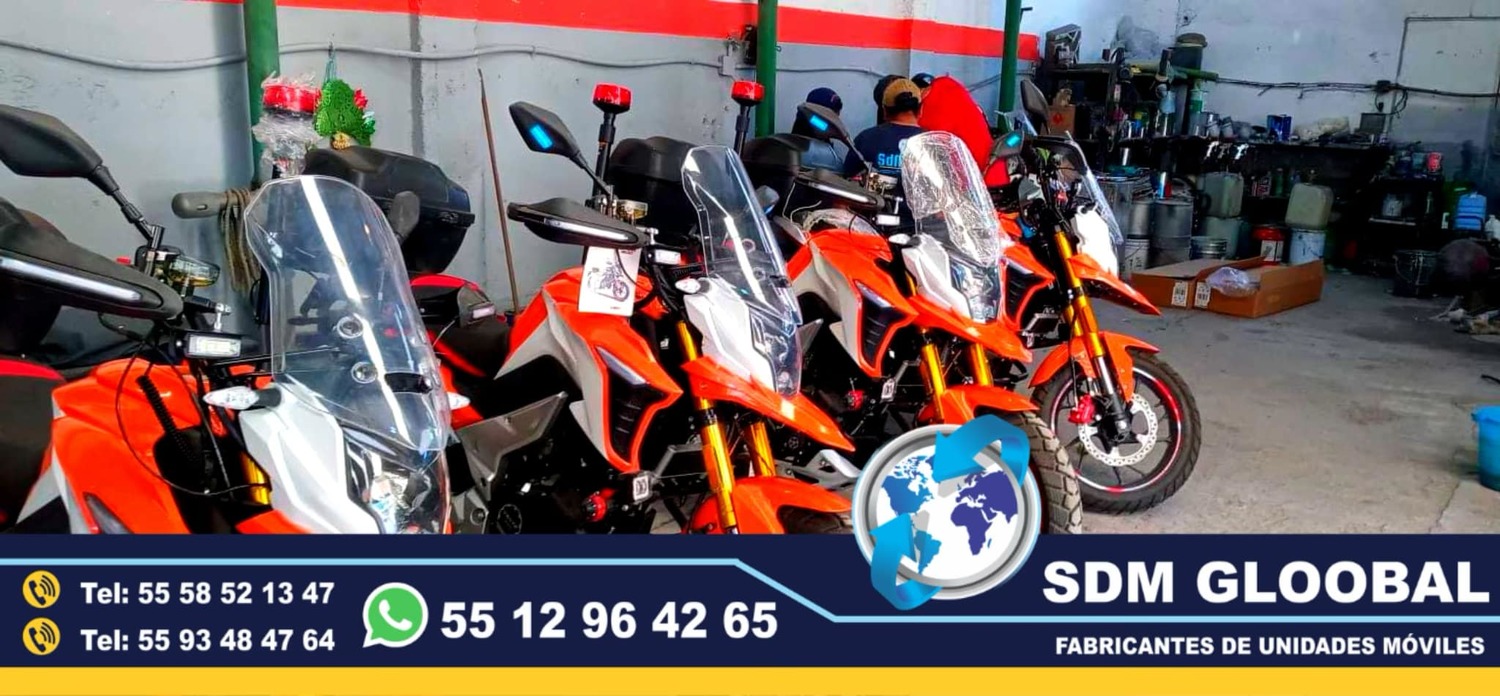 Venta Fabricacion Conversion y Equipamiento de MotoPatrullas cuatrimotos bicicletas<br>