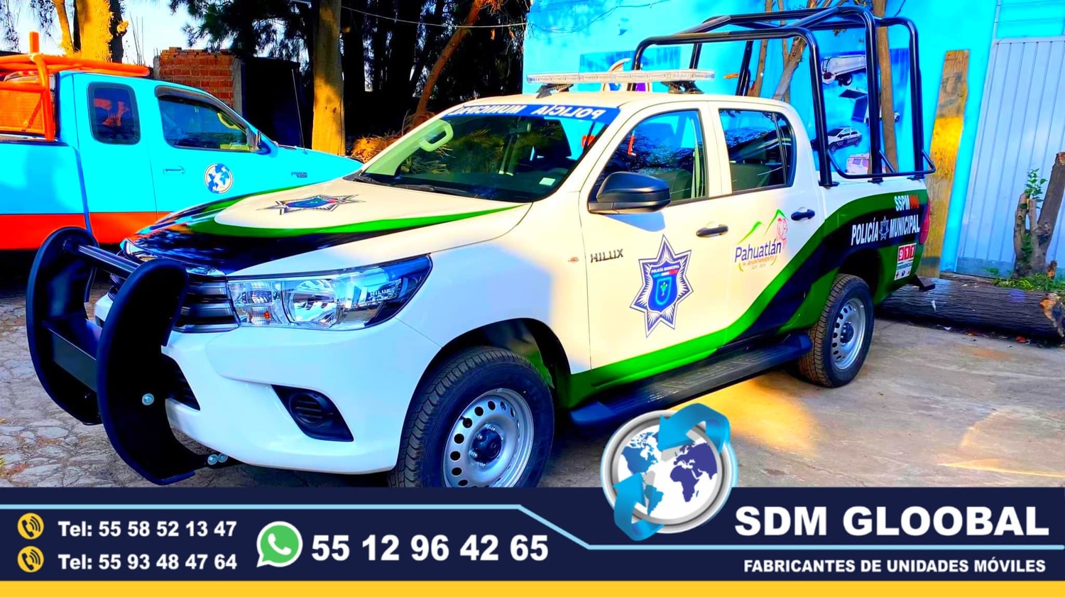 Conversion de Patrullas Pick Up Fabricacion Equipamiento y Venta