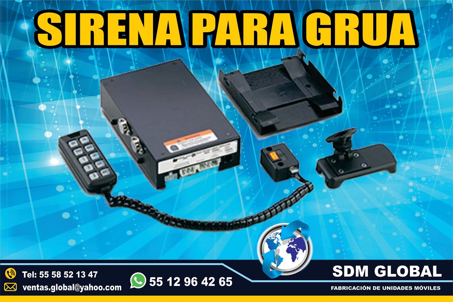 VENTA DE SIRENA Federal Signal para gruas de plataforma<br>