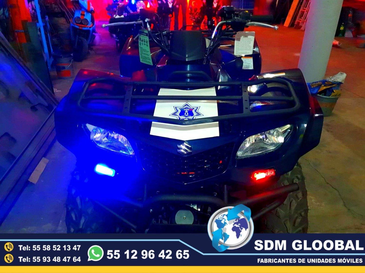 Venta Fabricacion Conversion y Equipamiento de MotoPatrullas cuatrimotos bicicletas<br>