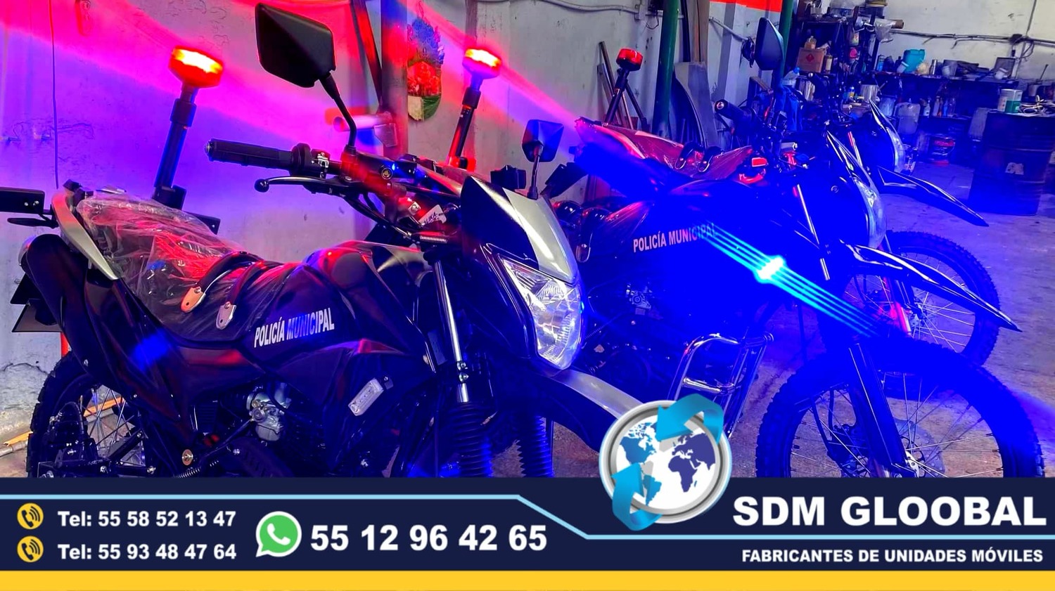 Venta Fabricacion Conversion y Equipamiento de MotoPatrullas cuatrimotos bicicletas<br>