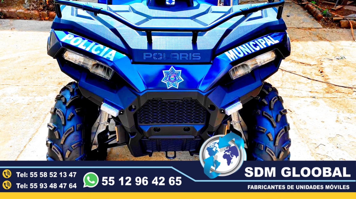 Equipo para la conversion y equipamiento de motopatrullas 
