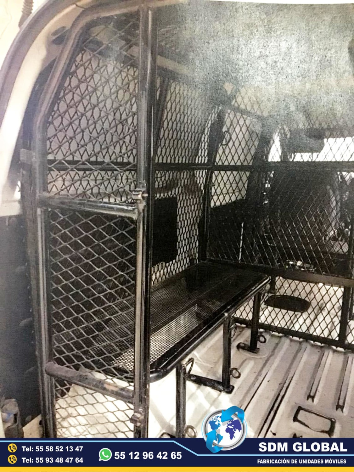 Fabricacion de unidad movil para tralasdo de delincuentes y reos<br>