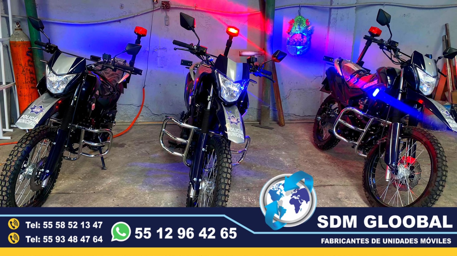 Equipo para MotoPatrullas Conversion Equipamiento Venta