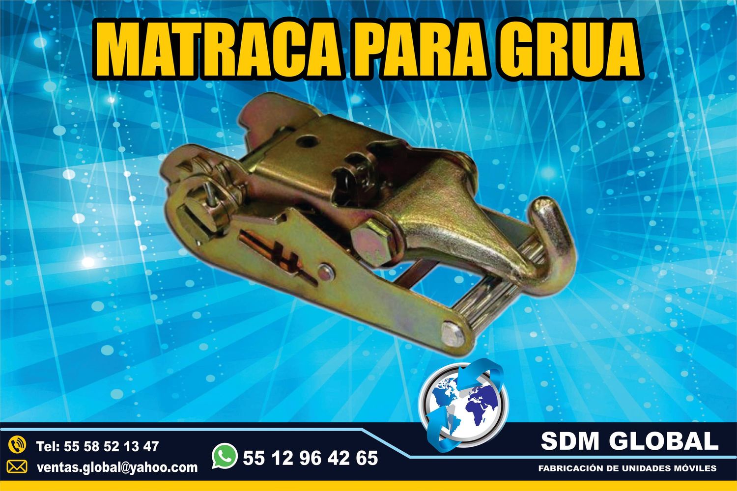 VENTA DE MATRACAS DE AMARRE para gruas<br>