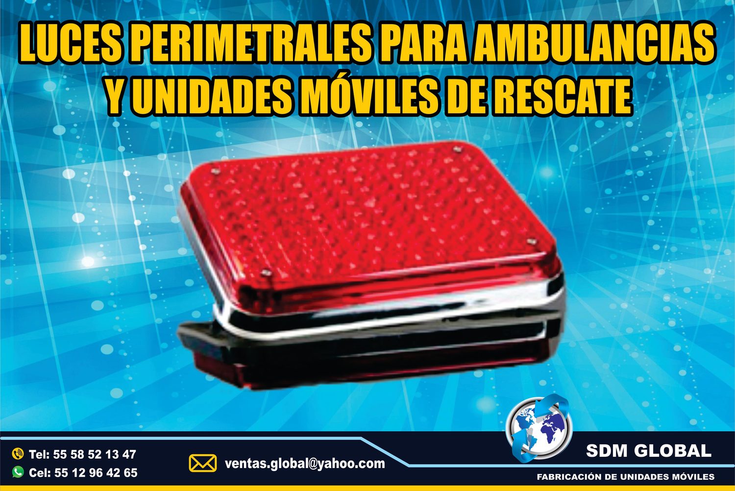 Venta de Luces Perimetrales para Ambulancias de Traslado Tipo I, II&nbsp;<br>