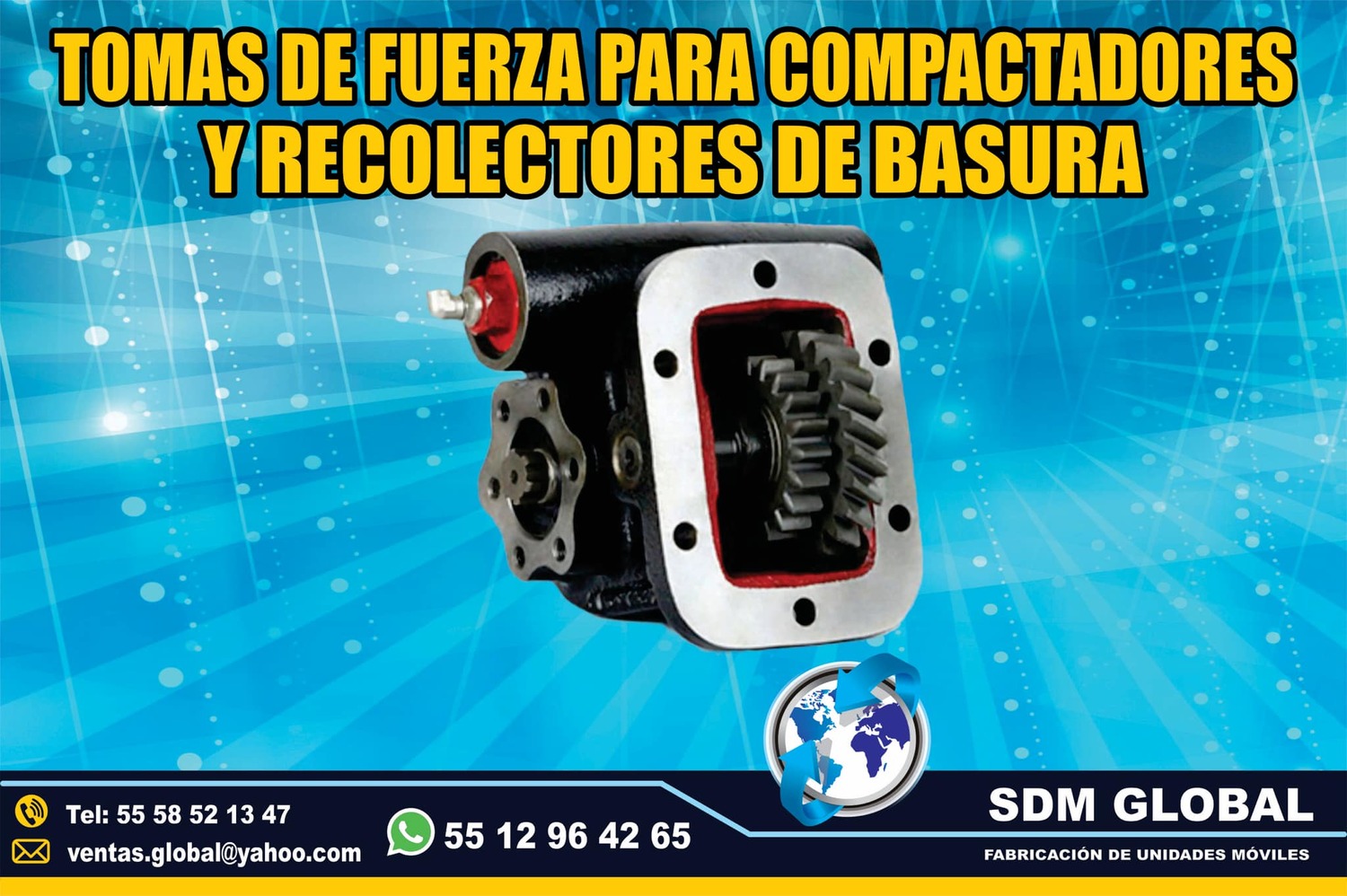 Venta de Toma de fuerza para compactadores recolectores de basura<br>
