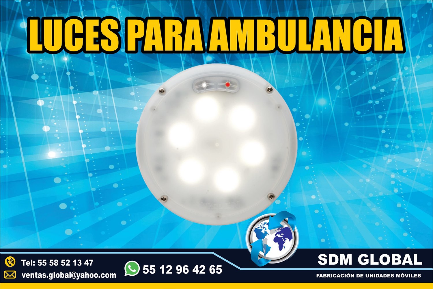 Venta de Luces Perimetrales para Ambulancias de Traslado Tipo I, II&nbsp;&nbsp;<br>