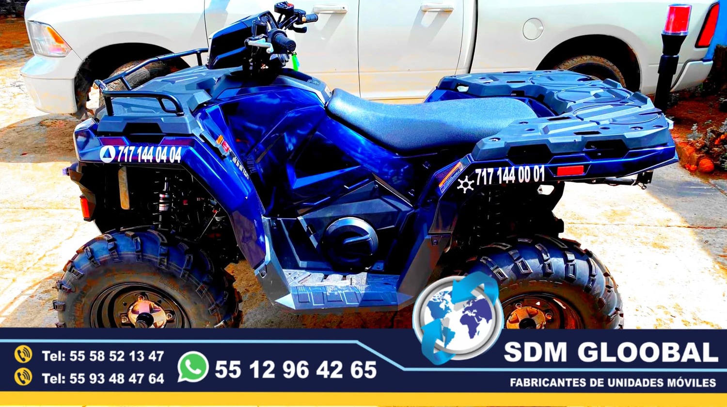 Equipo para la conversion y equipamiento de motopatrullas 