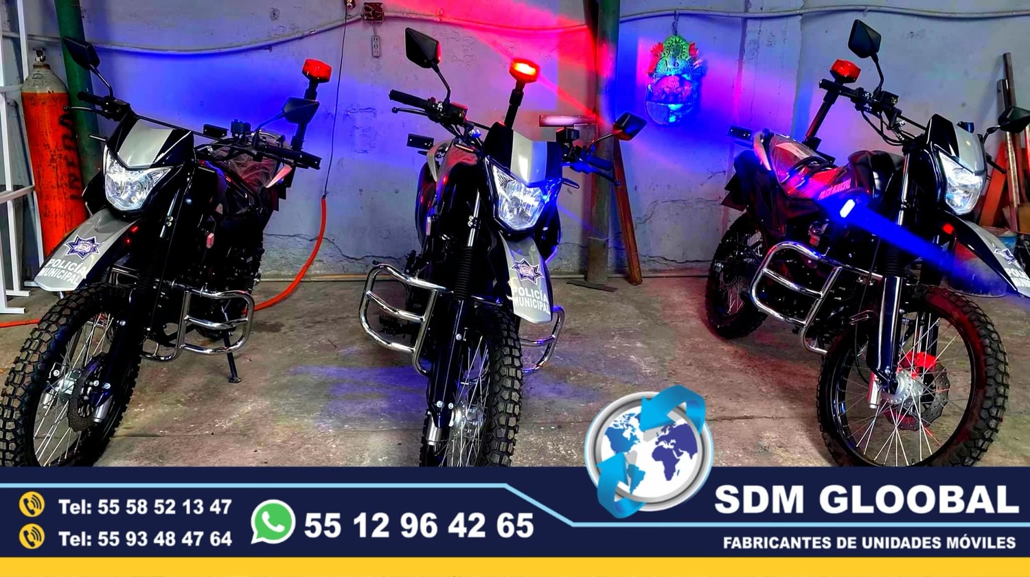 Venta Fabricacion Conversion y Equipamiento de MotoPatrullas cuatrimotos bicicletas<br>