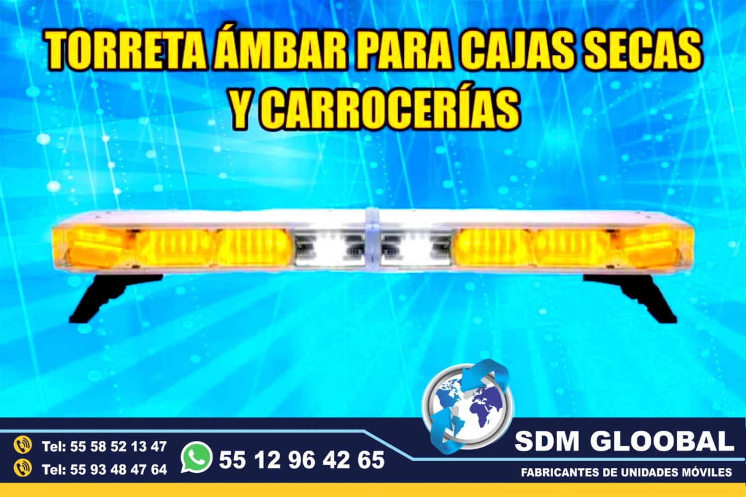 Venta de Torreta de Leds para patrullas rojo Federal Signal 