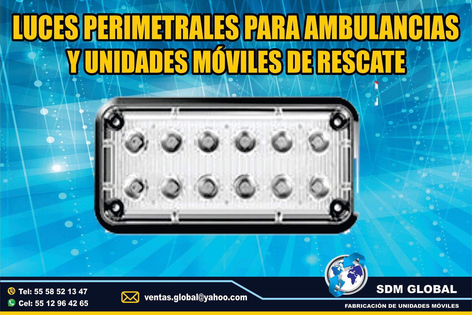 Venta de Luces Perimetrales Auxiliares para Ambulancias&nbsp;<br>