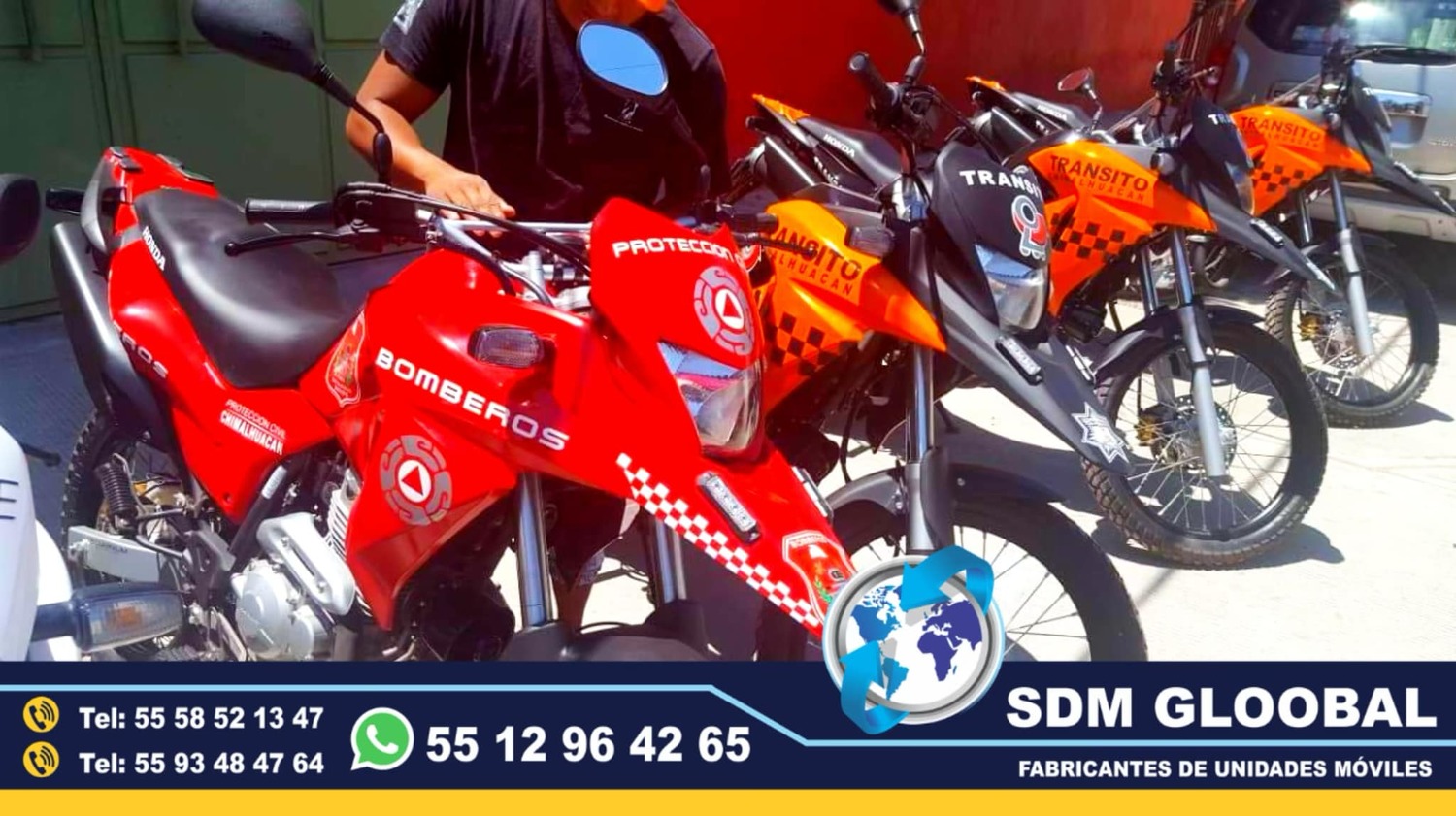 Venta Fabricacion Conversion y Equipamiento de MotoPatrullas cuatrimotos bicicletas<br>
