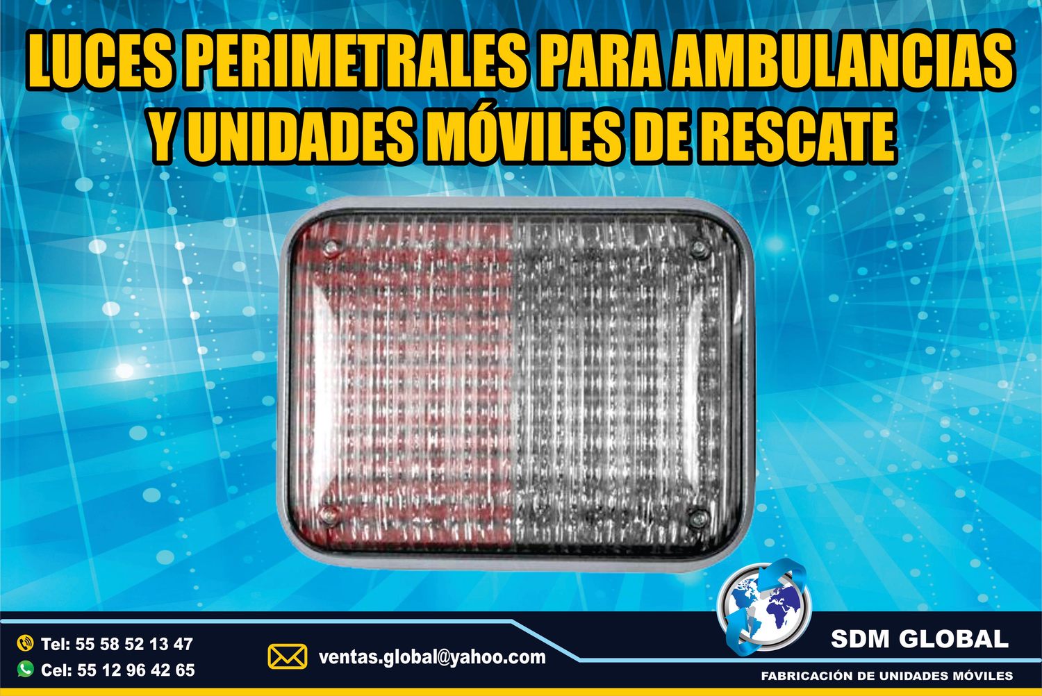 Venta de Luces Perimetrales para Ambulancias de Traslado Tipo I, II&nbsp;<br>