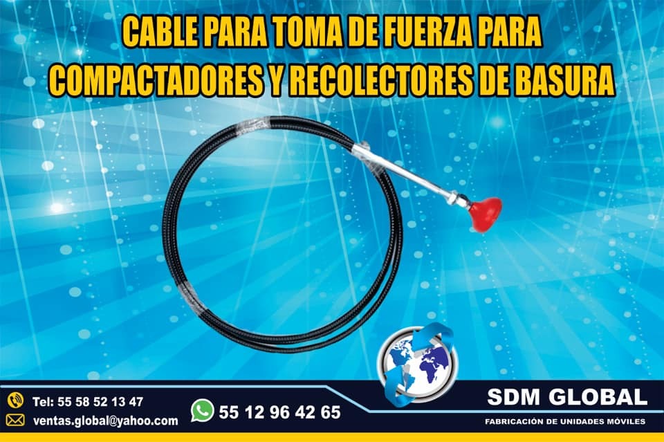 Venta de Cabler para toma para compactadores recolectores de basura<br>