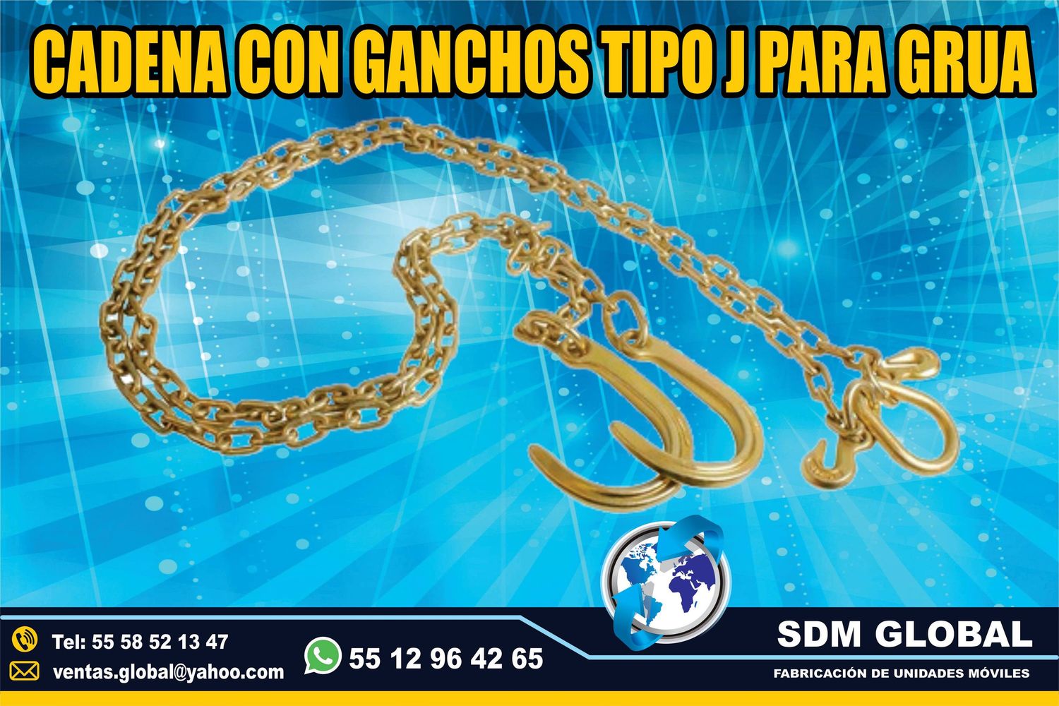 VENTA DE CADENAS DE AMARRE para gruas<br>