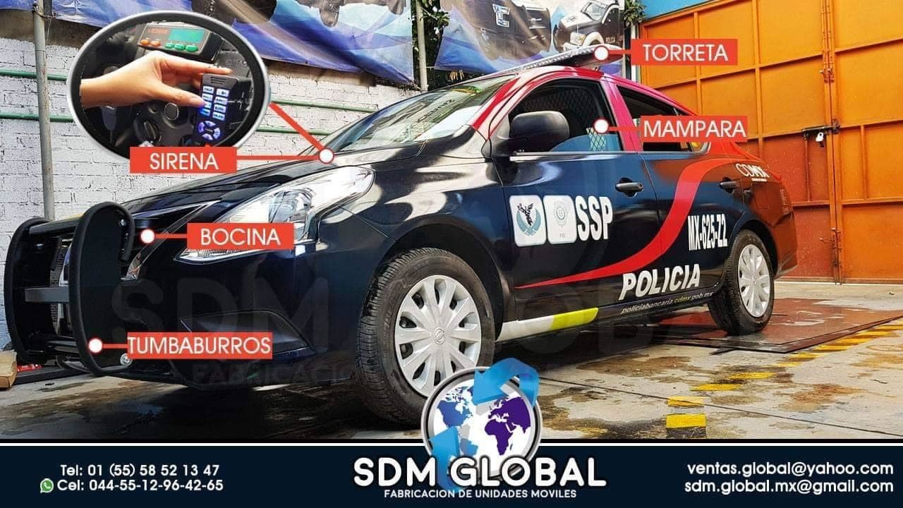 Venta de Patrullas Sedan Equipamiento Conversion Fabrica para seguridad publica privada<br>