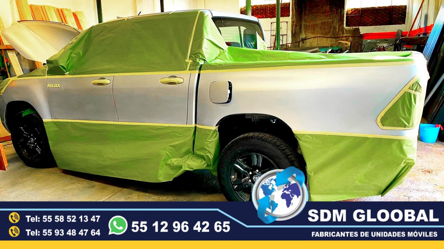 Pintura de patrullas equipadas de acuerdo al manual de indentidad<br>