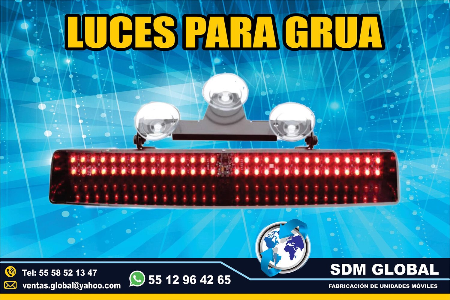 Venta de Luces Perimetrales Auxiliares para Gruas&nbsp;<br>